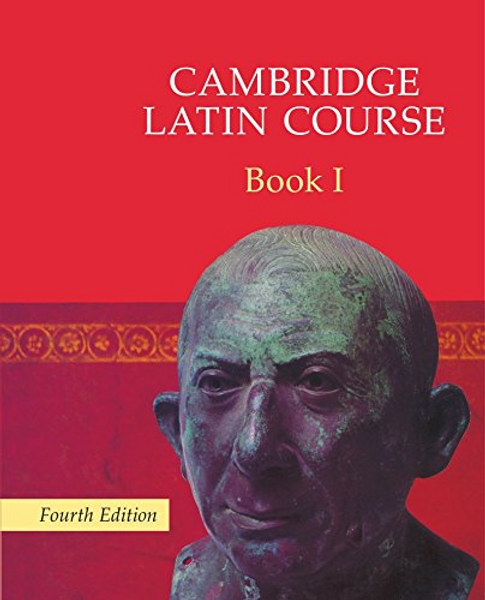 A photograph of the front-cover of book 1 of the Cambridge Latin Course.